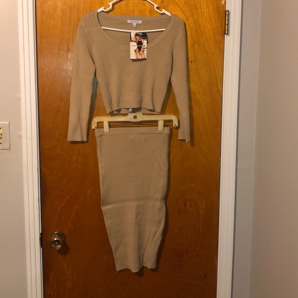 Naked Wardrobe FEELIN' KNIT ALL OUT SET